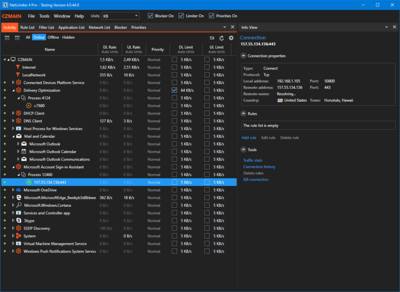 NetLimiter