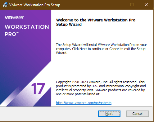 Install VMware Workstation Pro