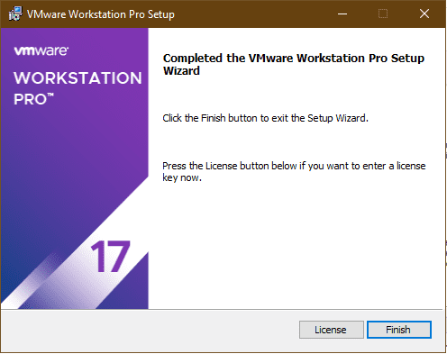 Install VMware Workstation Pro