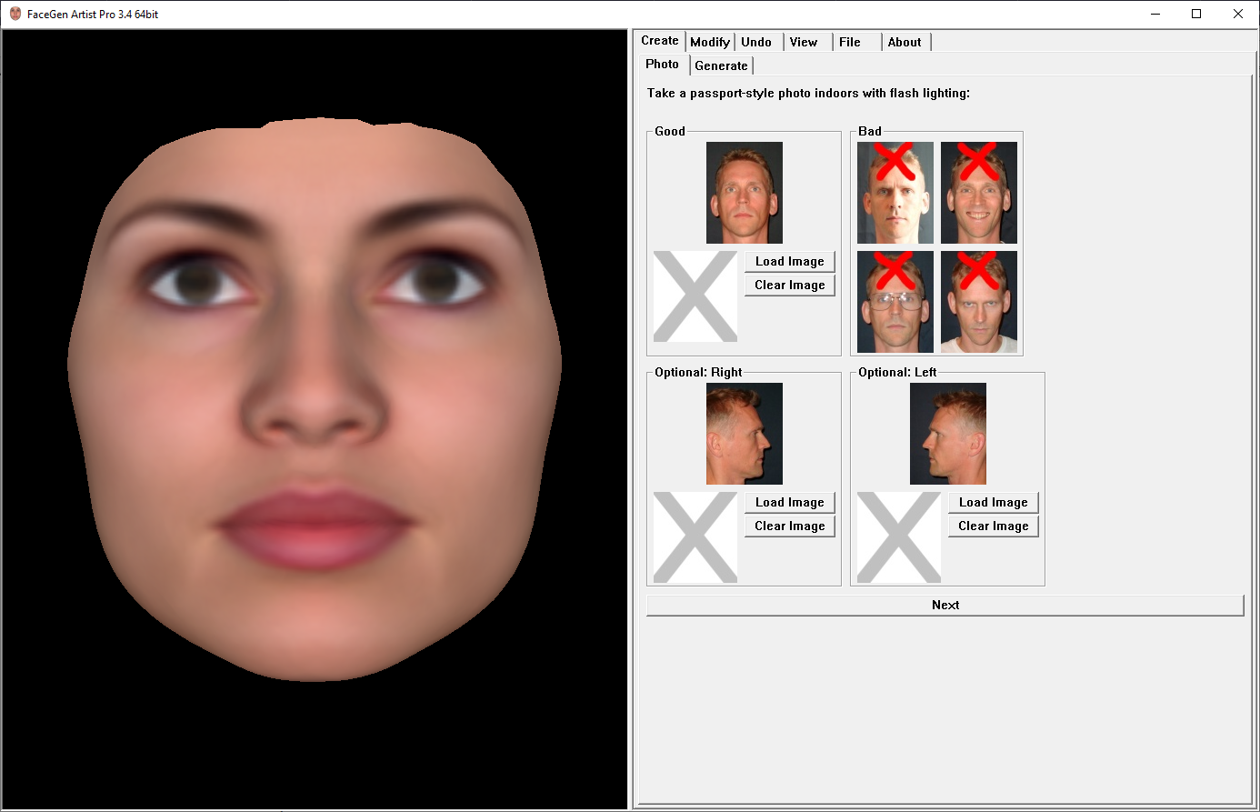 FaceGen Artist