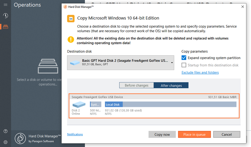 Paragon Hard Disk Manager